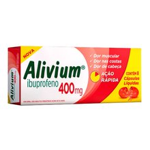 Alivium 400Mg com 8 Cápsulas Gel