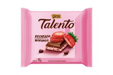 Chocolate Talento Recheado Morango 85G