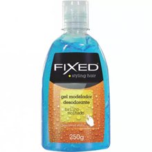 Gel Modelador Fixed Brilho Molhado Azul 250G