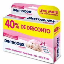 Kit Dermodex Prevent 120G Com 2 Unidades Creme Para Prevenção De Assaduras