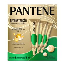 Ampola Pantene Gold Restauradora 15Ml Com 3 Unidades