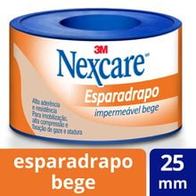 Esparadrapo Nexcare Impermeável Bege 25Mm X 0,9M