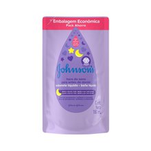 Sabonete líquido J&J Baby Hora Do Sono 180Ml Refil