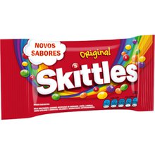 Bala mastigável Skittles original 38G