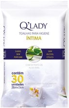 Toalha Umedecida QLady Íntima com 30Un