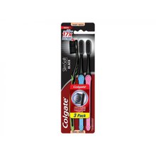 Escova Dental Colgate Slim Soft Black Macia Tripack