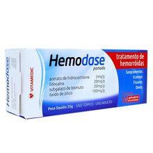 Hemodase 5Mg+20Mg+20Mg+100Mg Pom 25G 10 Aplicadores