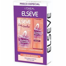 Shampoo 375Ml + Condicionador 170Ml Elseve Liso Dos Sonhos Kit