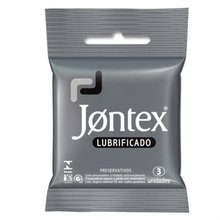 Preservativo Jontex Lubrificado com 3 unidades