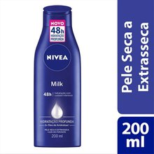 Loção Nivea Milk Extra Seca 200Ml