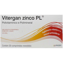 Vitergan Zinco Plus com 30 Comprimidos