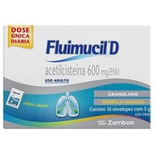 Fluimucil 600Mg 16 Envelopes com 5G