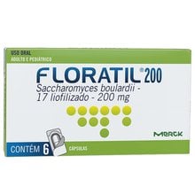 Floratil 200Mg com 6 Cápsulas