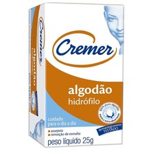 Algodão Cremer Hidrófilo 25 gr