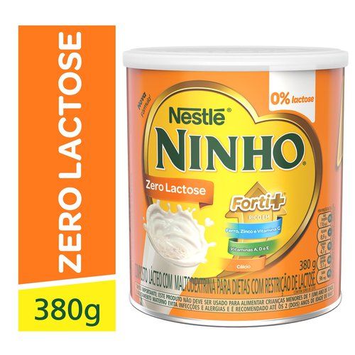 Leite Em Pó Nestlé Ninho Zero Lactose 380G