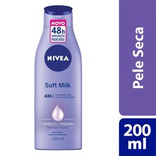 Loção Nivea Soft Milk 200Ml