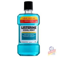 Antisséptico Bucal Listerine Cool Mint Lv500ml Pg350ml