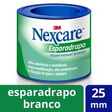 Esparadrapo Nexcare Impermeável Branco 25Mm X 0,9M