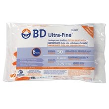 Seringa de Insulina Ultra Fine BD 6 Mm 50 Ui com 10 unidades