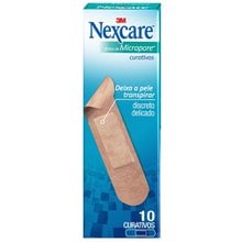 Curativo de Micropore Nexcare com 10 unidades