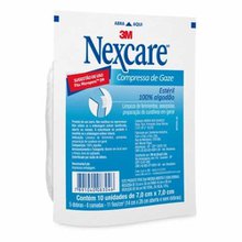 Compressa de Gaze Nexcare Estéril com 10 unidades