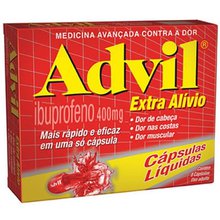 Advil Extra Alivio 400 Mg com 8 Cápsulas