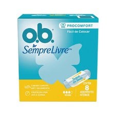 Absorvente OB ProComfort Silktouch Médio com 8