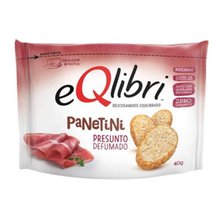 Salgadinho Eqlibri Panetini Sabor Presunto Defumado 40G