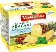 Chá Mandiervas Abacaxi com Hortelã 10G