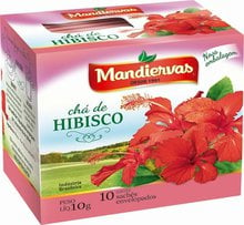 Chá Mandiervas Misto Hibisco 10G