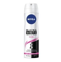 Desodorante Aerossol Nívea Invisible Black White Clear Fem 150ml