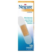 Curativo Nexcare Transparente com 10 unidades