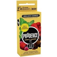 Preservativo Prudence Mix Sabores com 12 unidades