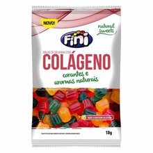 Bala de Gelatina Fini Sweets Colageno 18G