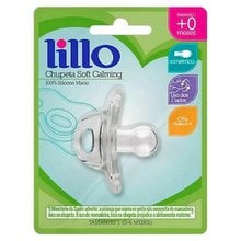 Chupeta Lillo Soft Calming 100% Silicone Tamanho 1 menores de 6 meses