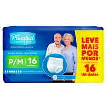 Roupa Intima Plenitud Proteção Plus PM Com 16