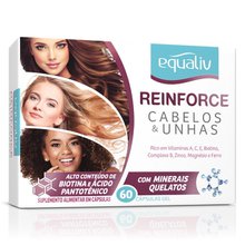 Equaliv Reinforce Cabelo Unha Com 60 Cápsulas Gel