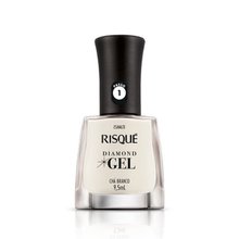 Esmalte Risqué Diamond Gel Chá Branco 9,5ml