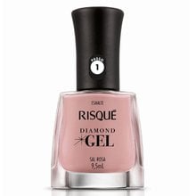 Esmalte Risqué Cremoso Diamond Gel Sal Rosa 9,5ml