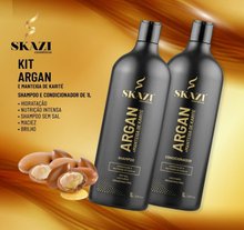 Shampoo+Condicionador Skazi Argan 1L Kit