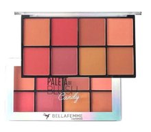 Paleta Blush Bella Femme Candy 8 Cores