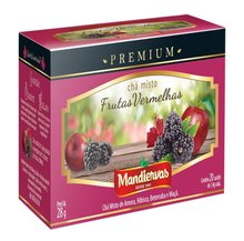 Chá Mandiervas Premium Misto Frutas Vermelhas 28G