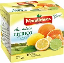 Chá Mandiervas Misto Cítrico 12G