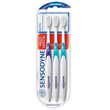 Escova Dental Sensodyne Gentle Extra Macia Com 3 Unidades