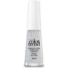 Esmalte Avon Color Trend Prata Glitter 7ml