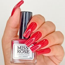 Esmalte Miss Rose Cremoso Vermelho 452 Com 10Ml