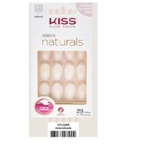 Unhas Kiss Salon Natural Amendoada Média KSN08BR