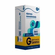 Dipirona Monoidratada 1G Com 20 Comprimidos Ems