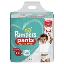 Fralda Infantil Pampers Fortebag Pants Tamanho XXG com 60 Unidades