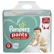 Fralda Infantil Pampers Fortebag Pants Tamanho G com 72 Unidades